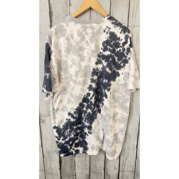 Nike "Be True" Loose Fit Tie Dye Shirt - Black White Gray Men's Size XL - Picture 2 of 4